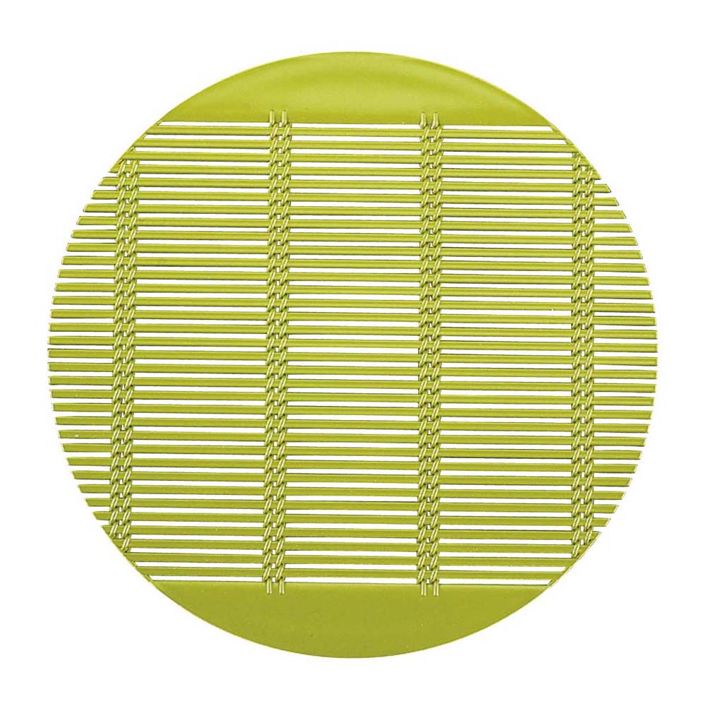 Fukui Craft Round Soba Sudare Mat Green From Japan