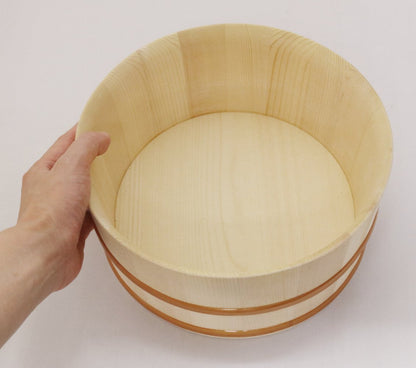 Ichihara Woodworks 82905 Hot Tub Basin Wooden 22X11Cm Japan Beige