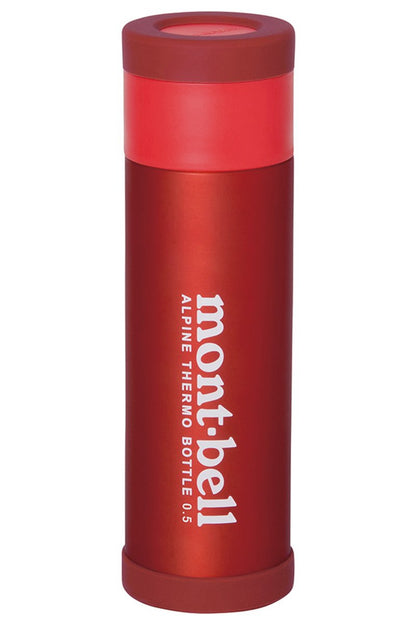 Mont-Bell 0.5L Alpine Thermo Bottle Red Japan 1124617