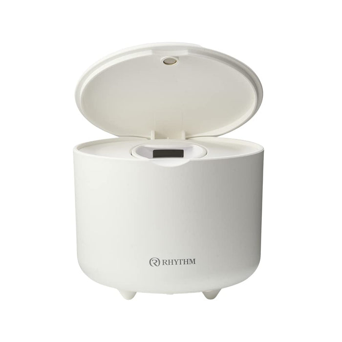 Rhythm Aroma Diffuser Waterless Japan Tabletop Fan Type 3 Oil Pads 6.2X7.4X7.4Cm Cordless Usb 2-Way Power Supply Pearl Color