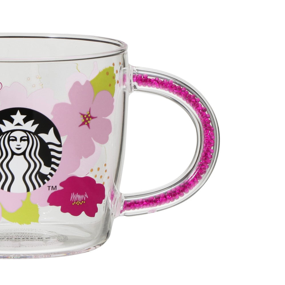 Sakura2024 Glass Mug 296ml | Starbucks Coffee Mugs
